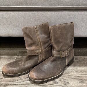 Cole Haan Brown Leather Boots